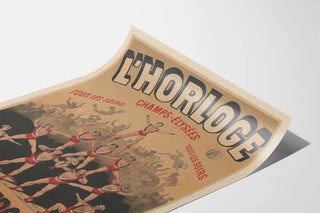 Vintage Poster L'Horloge Jackley Troupe Champs-Élysées