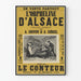 Vintage poster The Orphan Girl of Alsace Illustrated Novel by A. Sirven & A. Siégel