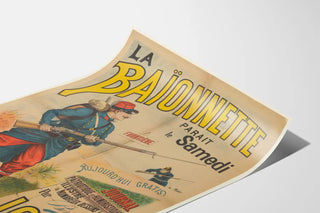Vintage Poster La Baïonnette Journal Saturday