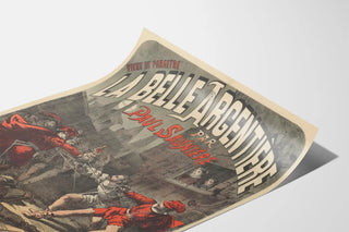 Vintage Poster La Belle Argentière by Paul Saunière