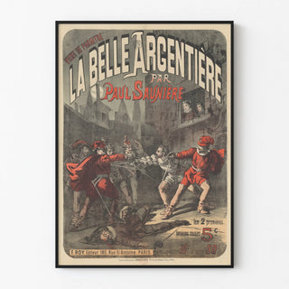 Vintage Poster La Belle Argentière by Paul Saunière