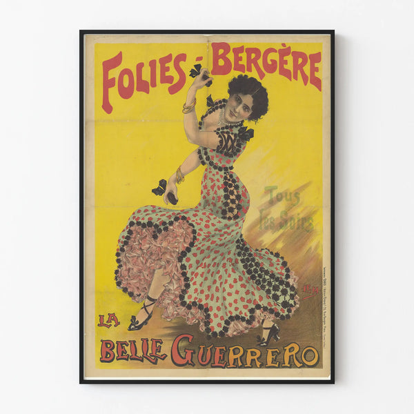 Vintage Poster La Belle Guerrero Folies Bergère