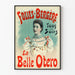 Vintage poster Folies-Bergère La Belle Otero