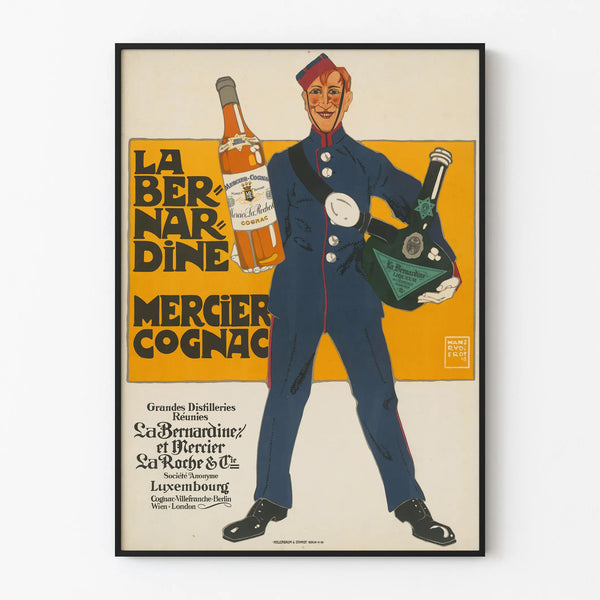 Vintage Poster La Bernardine Mercier Cognac