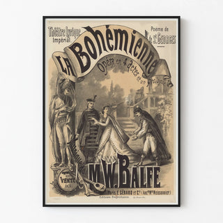 Vintage poster The Bohemian by M.W. Balfe