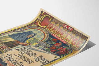 Vintage Poster La Carmélite - Alpine Liqueur, Refreshing and Digestive