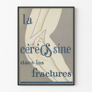 Vintage poster La Céréossine dans les fractures