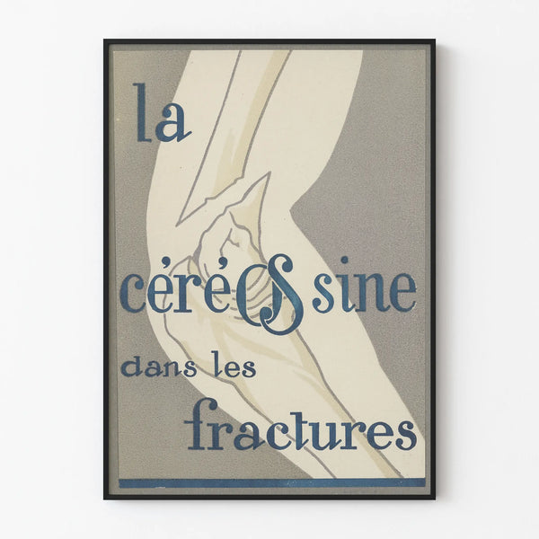 Vintage poster La Céréossine dans les fractures