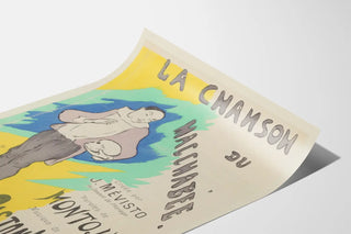 Vintage poster La Chanson du Macchabée by J. Mévisto