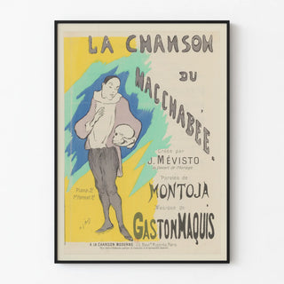 Vintage poster La Chanson du Macchabée by J. Mévisto