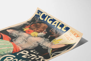 Vintage poster La Cigale Les Petits Croisés