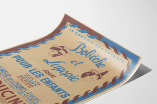 Poster Théâtre La Comédie des Enfants Bobèche et Lapopie