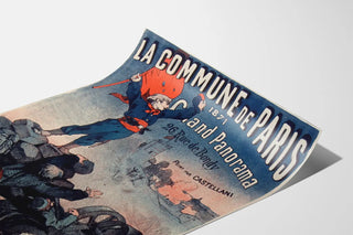 Vintage poster of the Paris Commune 1871 by Castellani