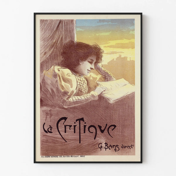 Vintage Poster The Critique – Elegant Wall Decoration