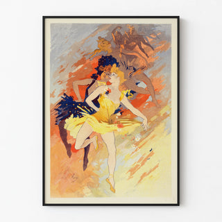 Poster The Dance - Colorful Moving Dancers