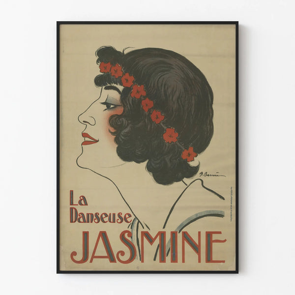 Vintage Poster The Dancer Jasmine - Elegant Wall Decoration