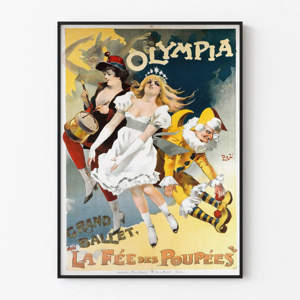 Vintage Poster The Doll Fairy - Theater and Ballet Wall Decoration