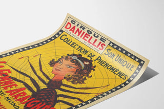 Vintage Poster The Spider Woman Circus Daniellis