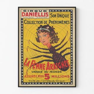 Vintage Poster The Spider Woman Circus Daniellis