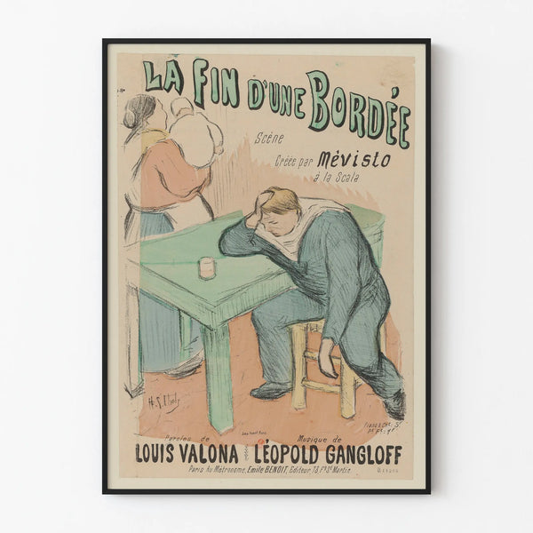 Vintage Poster The End of a Voyage - Artistic Wall Decoration Mévisto