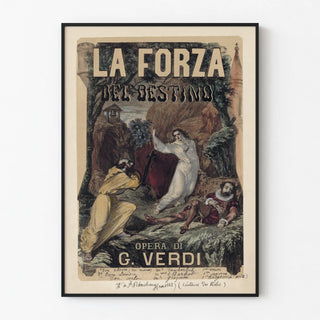Poster La Forza del Destino - Wall Decoration Opera Verdi
