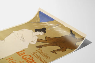 Theatre Poster Antoine La Gitane by Richepin