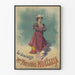 Vintage poster La Gracieuse Miss Mercédès Noëlita