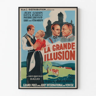 Vintage Poster La Grande Illusion - Cinema Poster Jean Renoir
