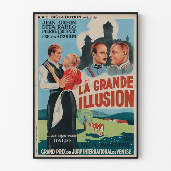 Vintage Poster La Grande Illusion - Cinema Poster Jean Renoir