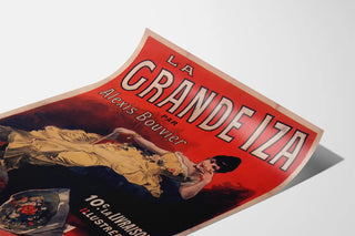 Vintage poster La Grande Iza by Alexis Bouvier