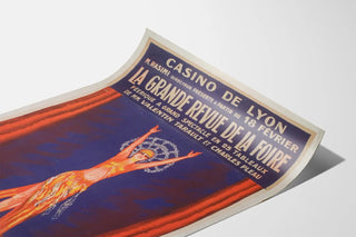 Vintage Poster of La Grande Revue de la Foire au Casino de Lyon