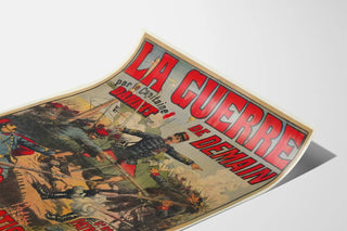 Vintage poster The War of Tomorrow by Captain Danrit