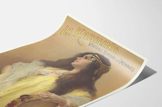 Vintage Poster La Kabiline Household Dyeing