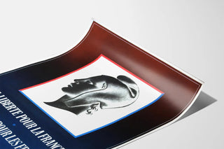 French Patriotic Poster Freedom for France