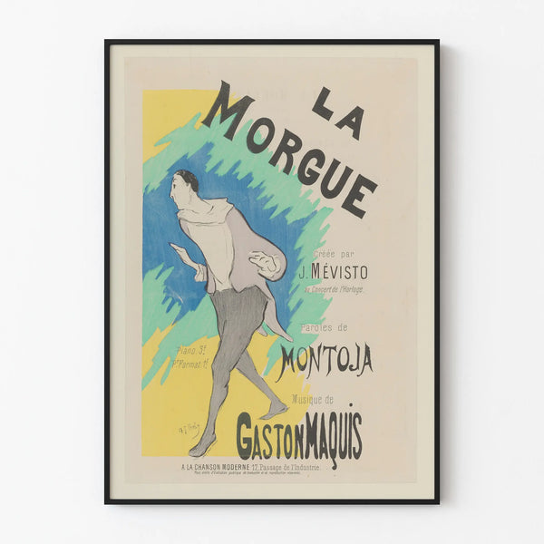 Vintage Poster The Morgue - Artistic and Retro Wall Decoration