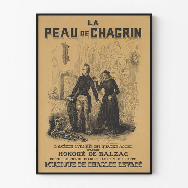 Vintage Poster La Peau de Chagrin - Classic Wall Decoration