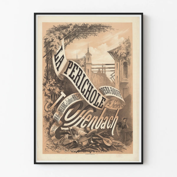 Poster La Périchole Opéra-Bouffe by J. Offenbach