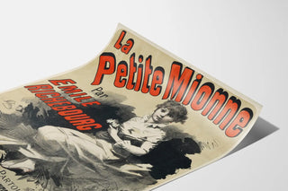 Vintage poster La Petite Mionne by Emile Richebourg