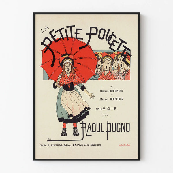 Vintage Poster Little Thumb - Musical Wall Decoration