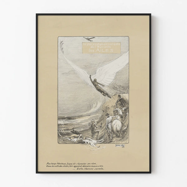 Decorative Poster - The Most Marvelous Conquest of Humanity: The Wings