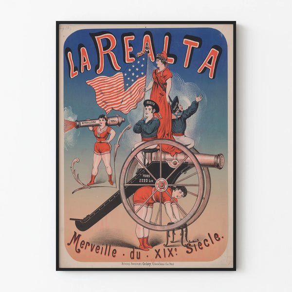 Vintage Poster - La Realta – Marvel of the 19th Century
