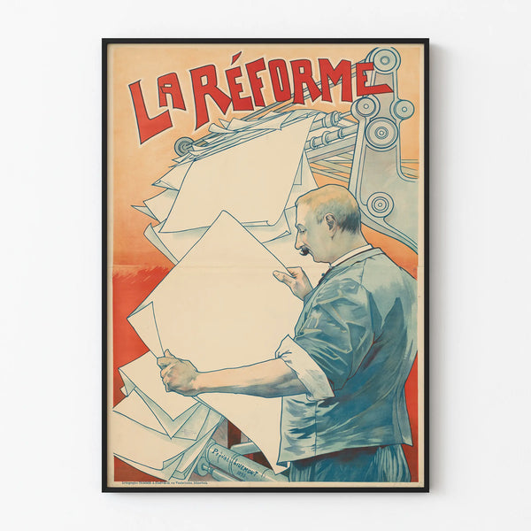 Vintage Poster The Reformation - Industrial Wall Decoration