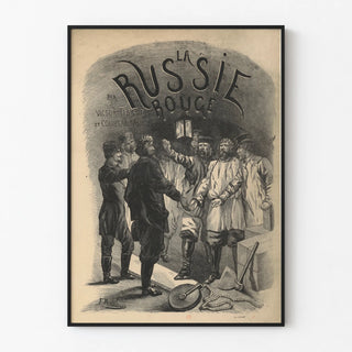 Vintage poster of Red Russia by Victor Tissot & Constant Amero