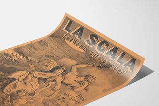 Vintage Poster of La Scala Open-Air Theater