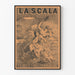 Vintage Poster of La Scala Open-Air Theater