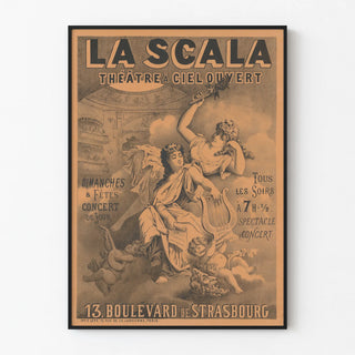 Vintage Poster of La Scala Open-Air Theater