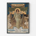 Vintage poster of La Stampa Italian political newspaper