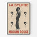 Vintage Poster La Sylphe Moulin Rouge