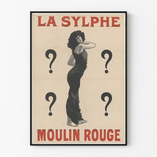 Vintage Poster La Sylphe Moulin Rouge