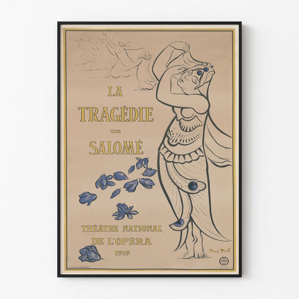 Vintage Poster of Salomé's Tragedy - National Opera Theatre 1919